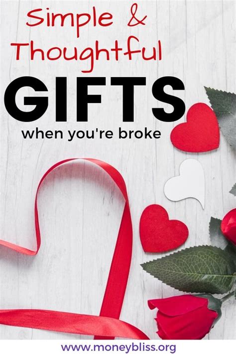 For their birthday, father's day, christmas, anniversary or any other holiday? Awesome Gift Ideas When you're Broke | Money Bliss ...