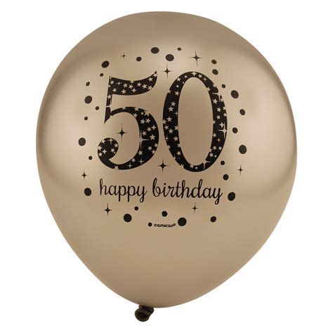 50th Birthday Balloons And Banners