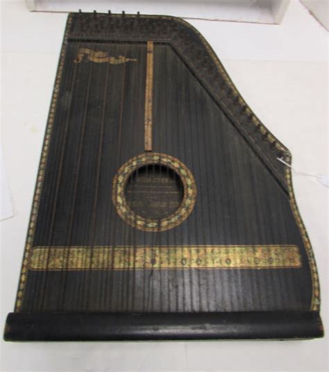Zither 1894 New York Antique String Instrument