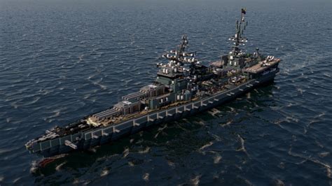 Fictional Japanese Hybrid Battleship Yazui Renders Update