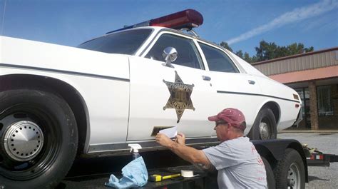 New My Rosco P Coltrain Cop Car Replica Hazzard County Garage