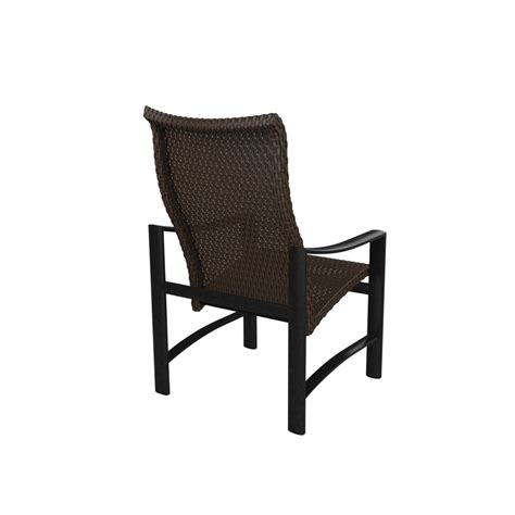 Tropitone Kenzo Woven High Back Dining Chair Leisure Living
