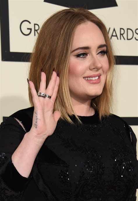 adele hair and makeup at the 2016 grammy awards popsugar beauty photo 3