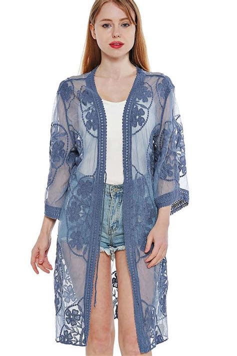 Lace Kimono Jacket Vintage Style High Quality Lace Cover Up Etsy