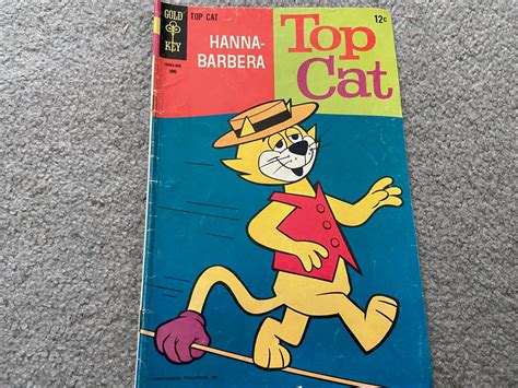 1968 hanna barbera top cat vintage comic book etsy