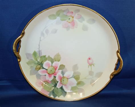 Antique Morimura Brothers Noritake Nippon Hand Painted 9 Inch Serving