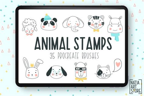 Animal Procreate Stamp Character Creator 1703904