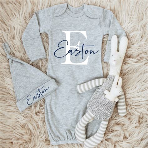 Baby Boy Coming Home Outfit Personalized Newborn Boy Clothes Etsy