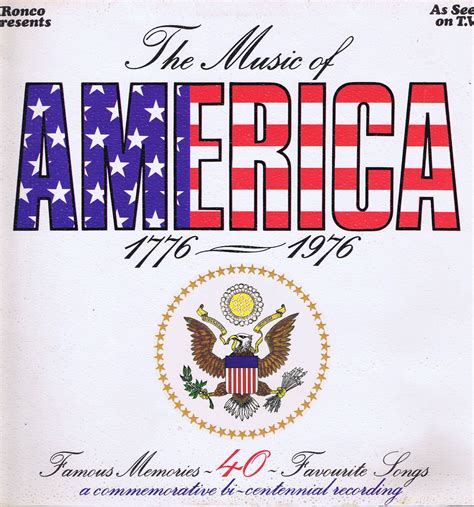The Music Of America 1776 1976 Ronco Rtd 2016 Lp Vinyl Record • Wax