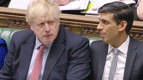 Rishi Sunak Laughs Off Claims He Wants Boris Johnsons Job