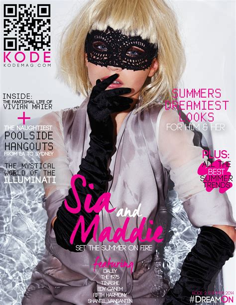 Maddie Ziegler Modeled For Kode Magazine 2014 Sia And Maddie