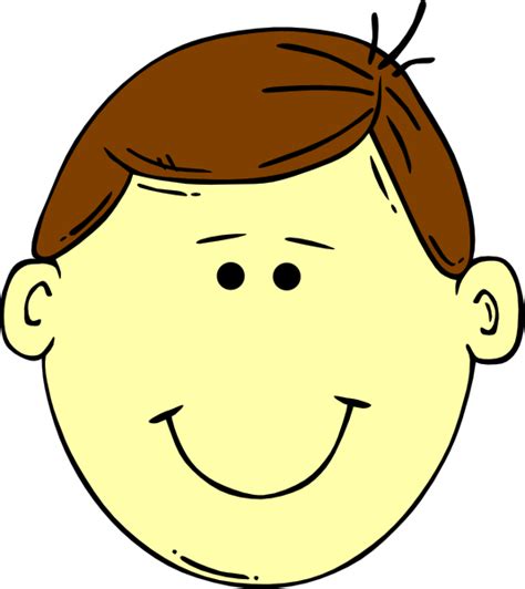 Kind Clipart Brown Haired Boy Kind Brown Haired Boy Transparent Free