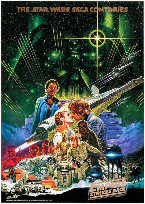 Japanese Poster For The Empire Strikes Back 1980 Illustrated By