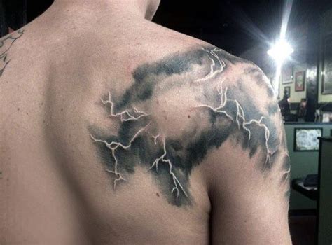 60 lightning tattoo designs for men high voltage ideas lightning tattoo cloud tattoo