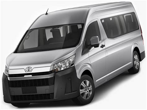 Toyota Hiace Commuter Bus Slwb 2020 3d Cgtrader