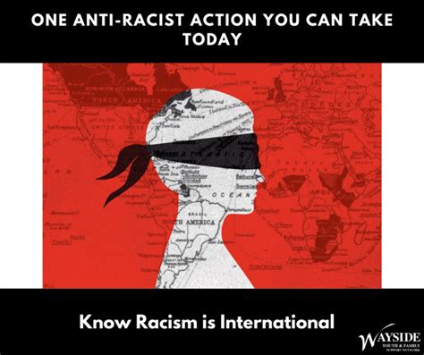 One Anti Racist Action You Can Take Today Know Racism Is International