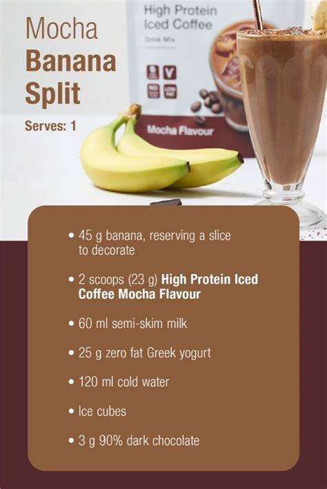High Protein Iced Coffee Herbalife Shake Recipes Herbalife Recipes