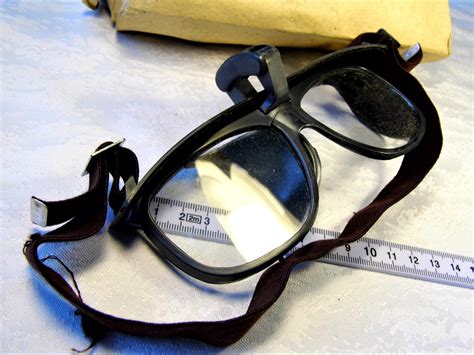 Old Vintage Retro Safety Glasses Goggles Eye Protection 1977 Etsy