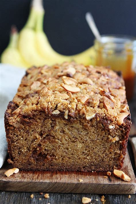 I loved that it made so much streusel for i refrigerated the remaining and will be using it on future muffins & breads.will save a lot of time when i make any other breakfast bread/muffin recipe & it stays fresh in the frig for a very long time! Salted Caramel Cashew Banana Bread