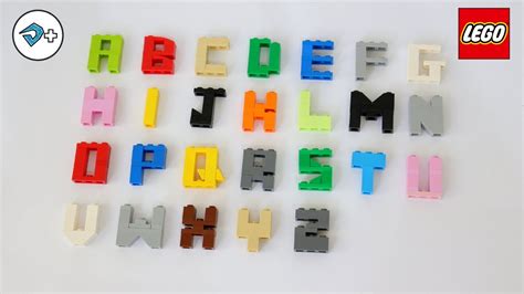 Lego Alphabet Abc Tutorial Youtube