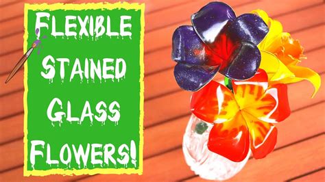 Easy Diy Projects Flexible Stained Glass Flowers Youtube