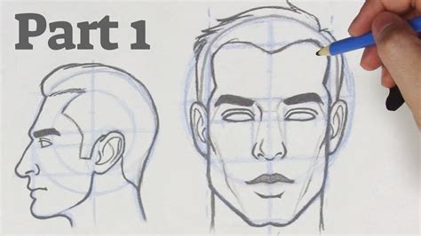 How To Draw A Face From Any Angle Part 1 Front And Side