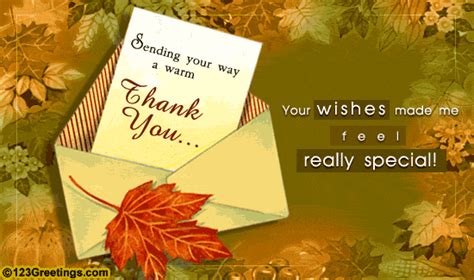 Thank You For Your Wishes Free Thank You Ecards Greeting Cards
