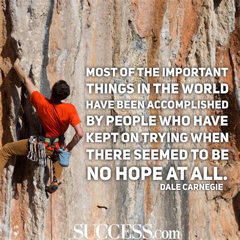 It always seems impossible until it's done. 15 Inspiring Quotes About Never Giving Up - SUCCESS