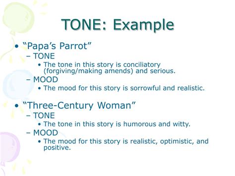 Ppt Tone And Mood Powerpoint Presentation Free Download Id5358478