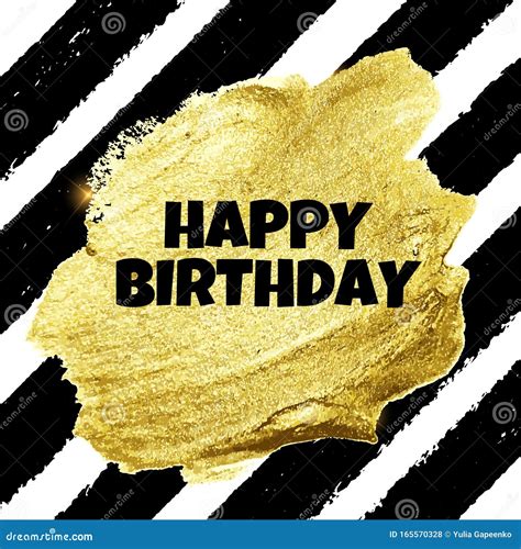 Abstract Happy Birthday Achtergrond Met Glitter Splash In Moderne Stijl