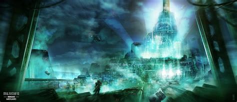 Final Fantasy Vii Midgard By Lg Art Redbubble