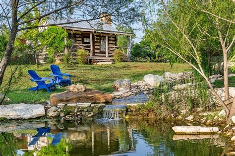 Cabins for rent in the woods, river cabins, fishing cabins, lake cabins, texas highland lakes cabins, and texas hill country cabins. The Swiss Log Cabins | Fredericksburg texas, Romantic ...