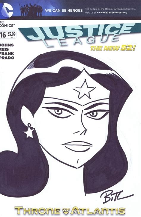 Wonder Woman In Mike Alligood S Bruce Timm Comic Art Gallery Room