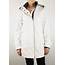 Womens Lined Raincoat White Waterproof Jacket Ladies  THE NAUTICAL