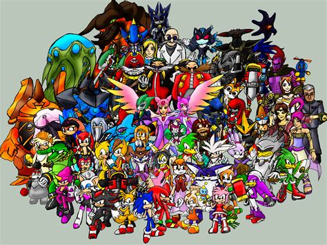All Sonic Characters Pictures And Names