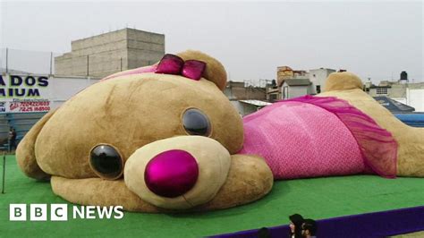 mexico giant teddy bear breaks world record