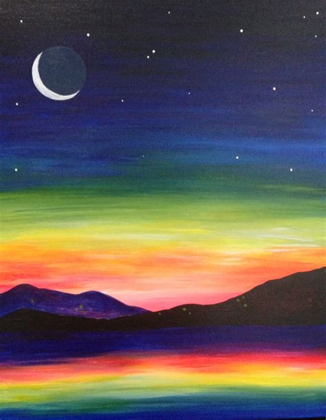 Neon Moon Pinots Palette Painting
