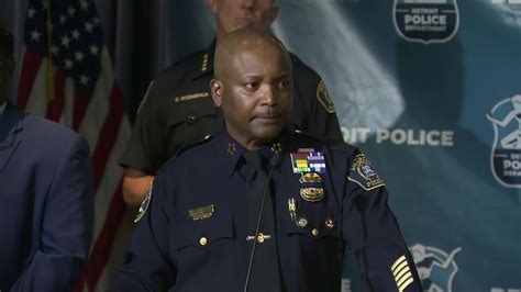 detroit police chief provides update after officer killed by gunman in line of duty youtube