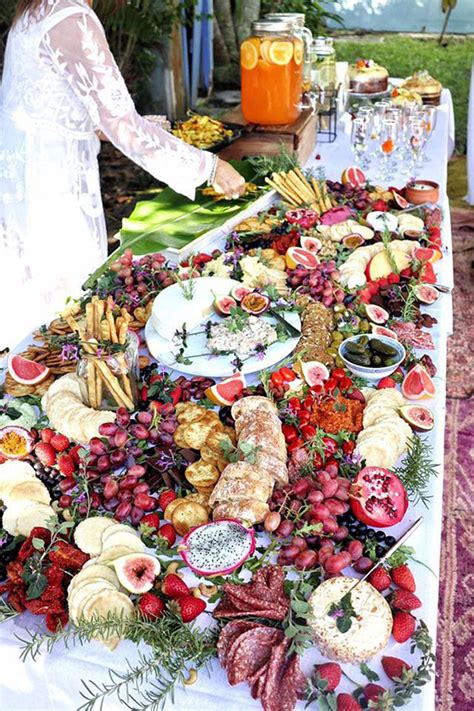 a foodie feast wedding grazing tables feasting table diy wedding food wedding catering