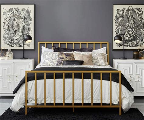 Big lots bedroom sets — bedroom sets multi piece setsbig lots makes it easy to furnish your home offering bedroom sets that deliver style and durability find your king size bedroom set queen size bed set or full size bed set in a variety of styles with dressers and more for a cohesive lookfurniture. Slat Style Brushed Gold Metal Queen Bed - Big Lots | Gold ...
