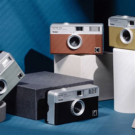 ットです フィルムカメラ デビューセット Kodak Ektar H35 セージ りのフィル