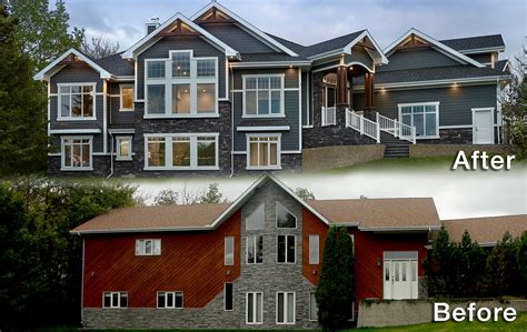 Before And After Pictures Of A House With Windows Sidings And Shingles