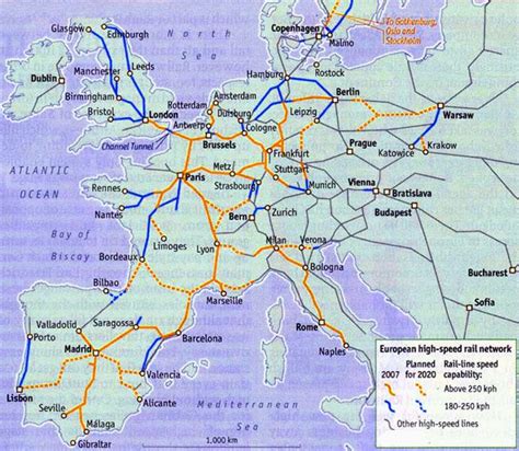 Rail Europe Train Maps