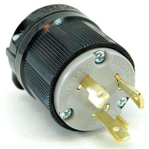 Nema L6 30 250vac 30a Twist Lock Electrical Male Plug The Electric