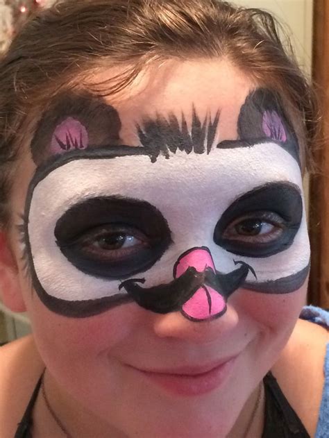 Panda Mask Face Painting