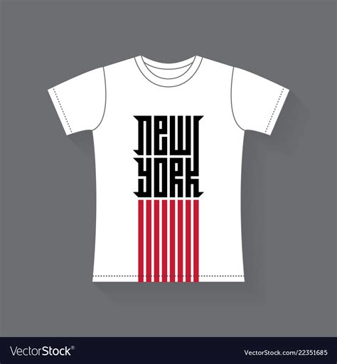 New York T Shirt Design Tee Shirt Graphics Vector Image