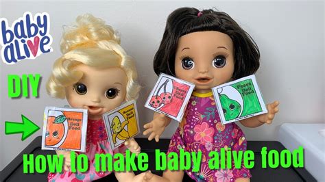 How To Make Baby Alive Food DIY Doll Food Acordes Chordify