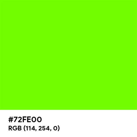 Bright Lime Color Hex Code Is 72fe00