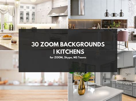 30 Zoom Backgrounds Kitchens Virtual Backgrounds Zoom Etsy
