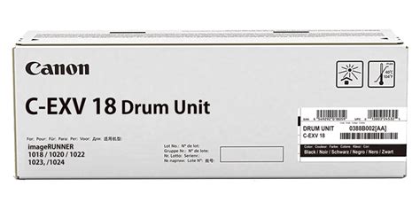 Wybierz potrzebne ci materiały pomocy. Canon C-EXV18 Drum Unit, 26.9K (0388B002) for imageRunner ...